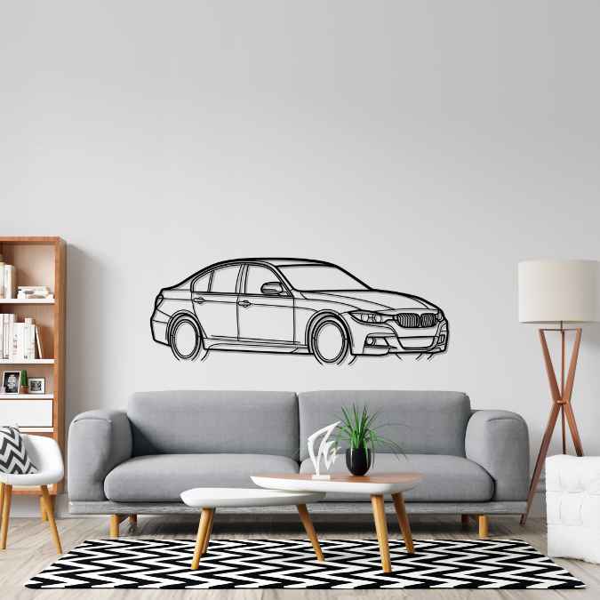 340i 2016 Silhouette Wall Art