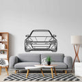 RS6 2023 Front Silhouette Wall Art