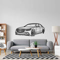 S Class W223 2021 Angle Silhouette Wall Art