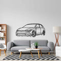 Golf R 2023 Angle Silhouette