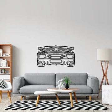 Aventador SVJ 2021 Back Silhouette