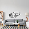 Bently Continental GT 2007 Angle Silhouette