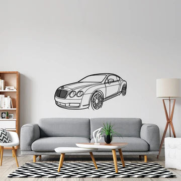 Bently Continental GT 2007 Angle Silhouette