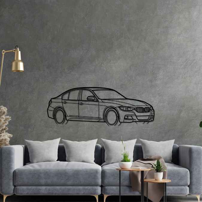 340i 2016 Silhouette Wall Art