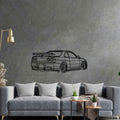 R34 GTR Nismo Silhouette Wall Art