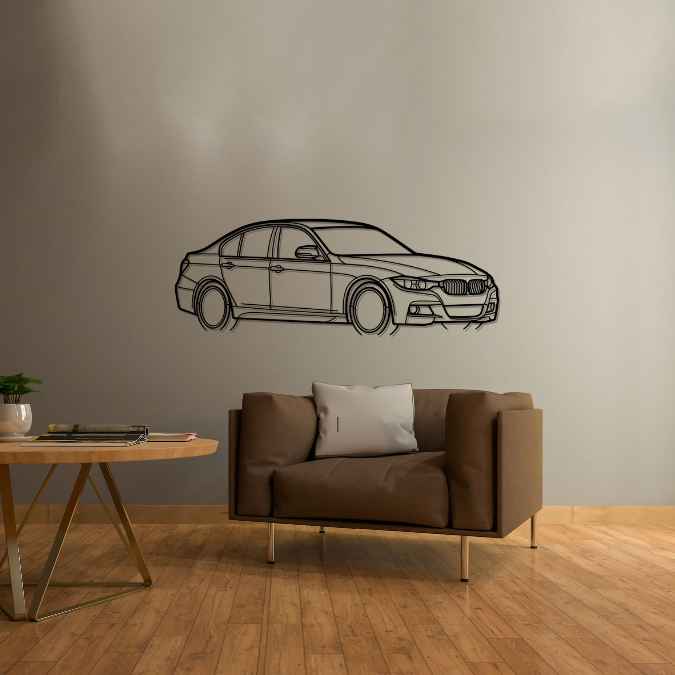 340i 2016 Silhouette Wall Art