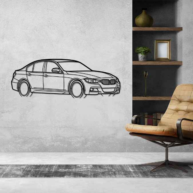 340i 2016 Silhouette Wall Art