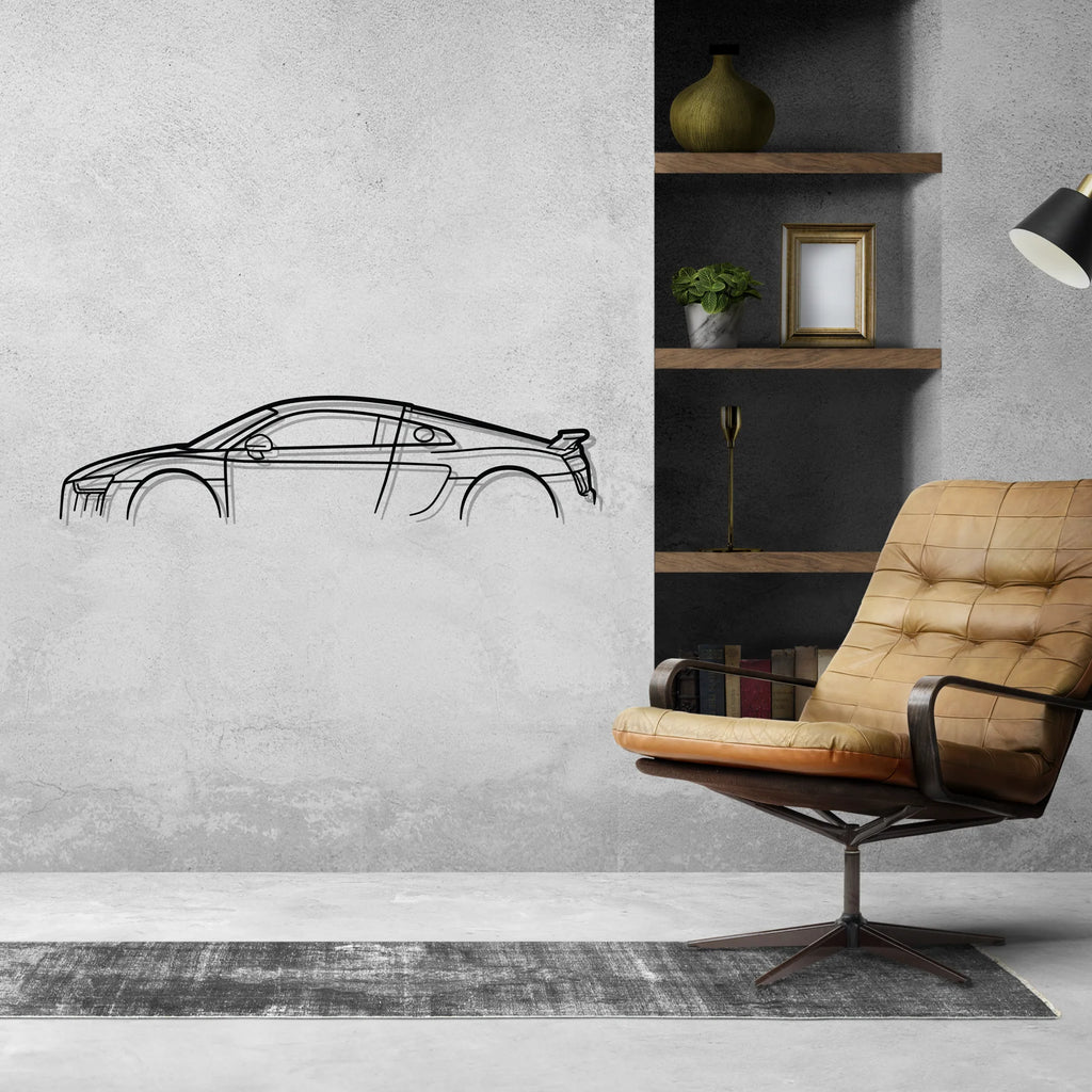 R8 Mk2 Classic Silhouette Wall Art