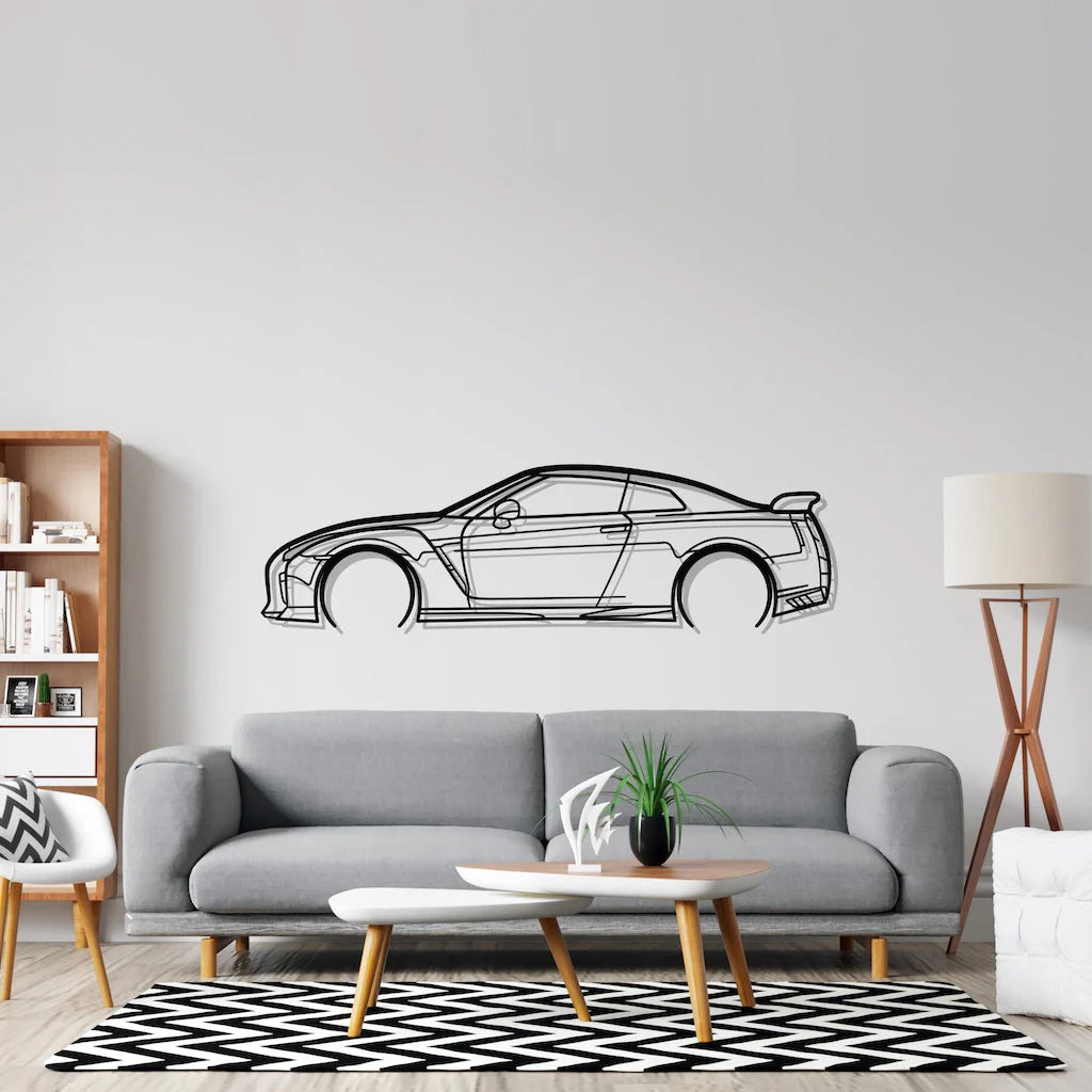 GTR R35 Silhouette Wall Art