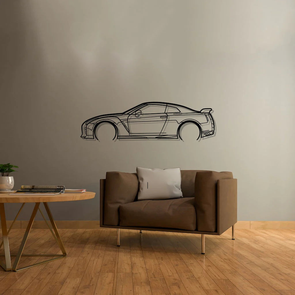 GTR R35 Silhouette Wall Art