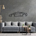 Huracan Detailed Silhouette Wall Art