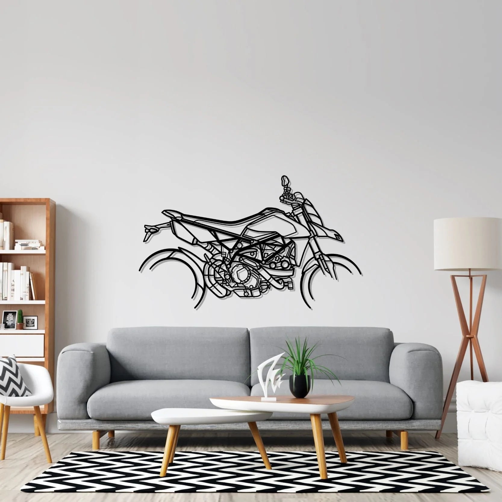 Hyper motard 950 RVE Silhouette Wall Art