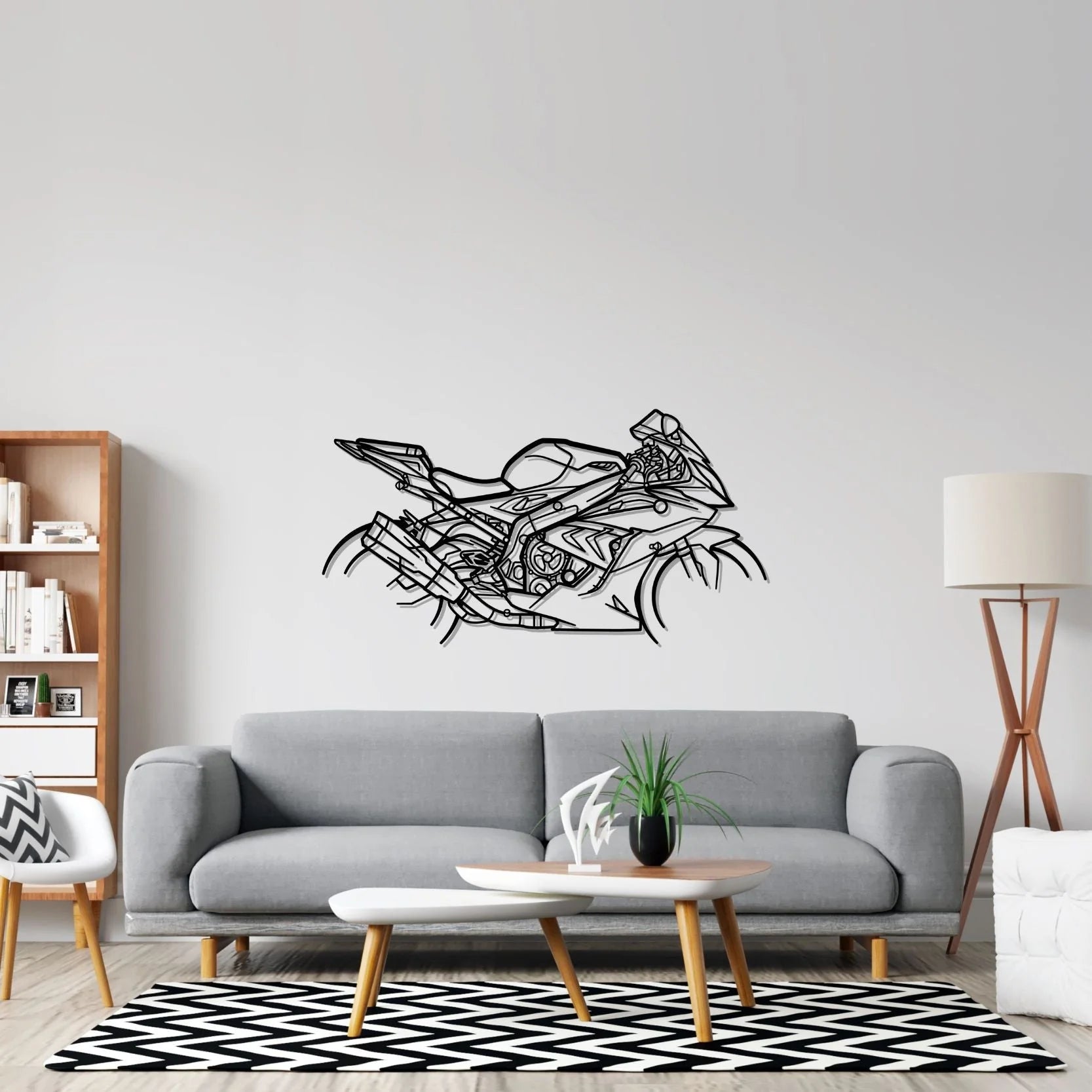 s1000rr Silhouette Wall Art