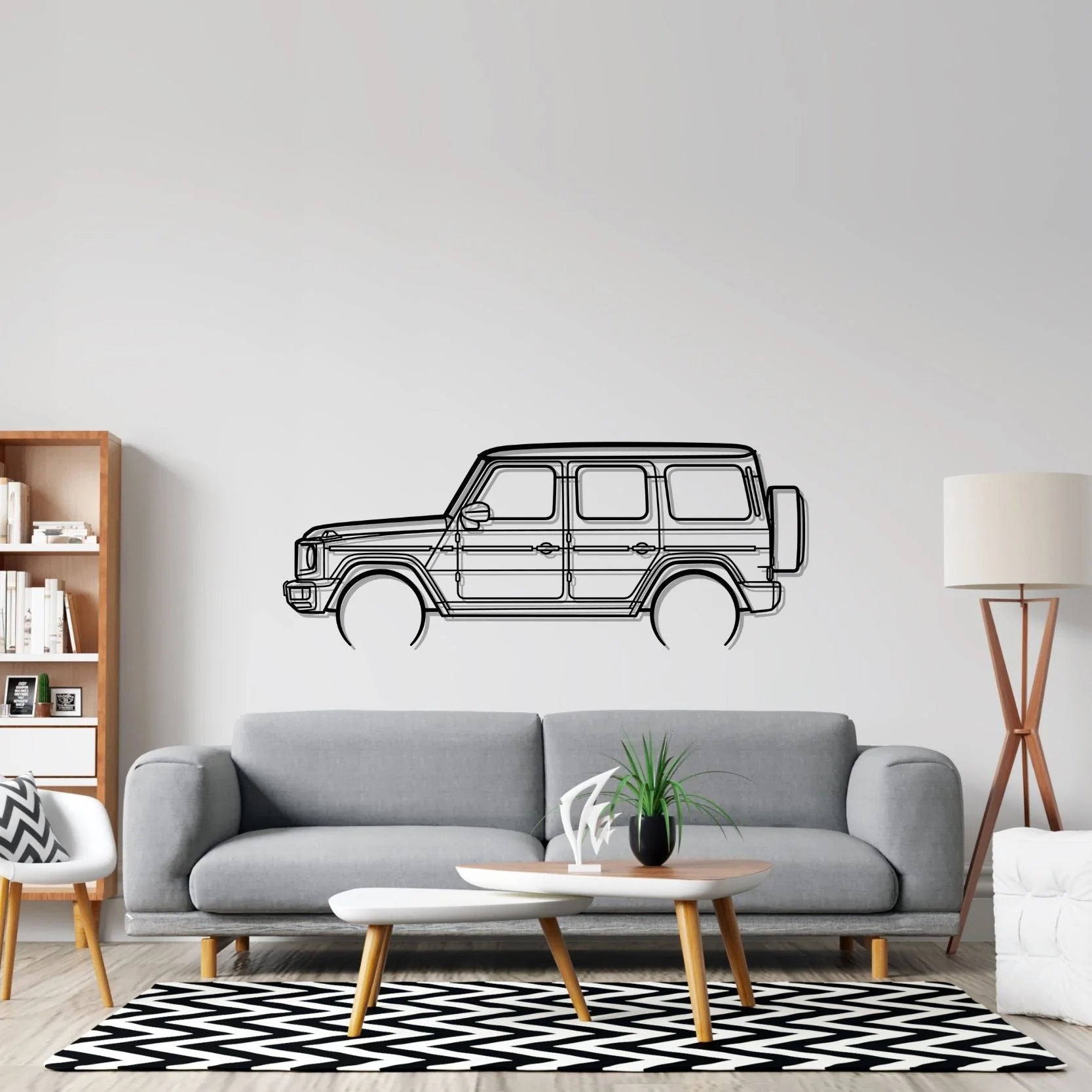 G class 2020 Detailed Silhouette Wall Art