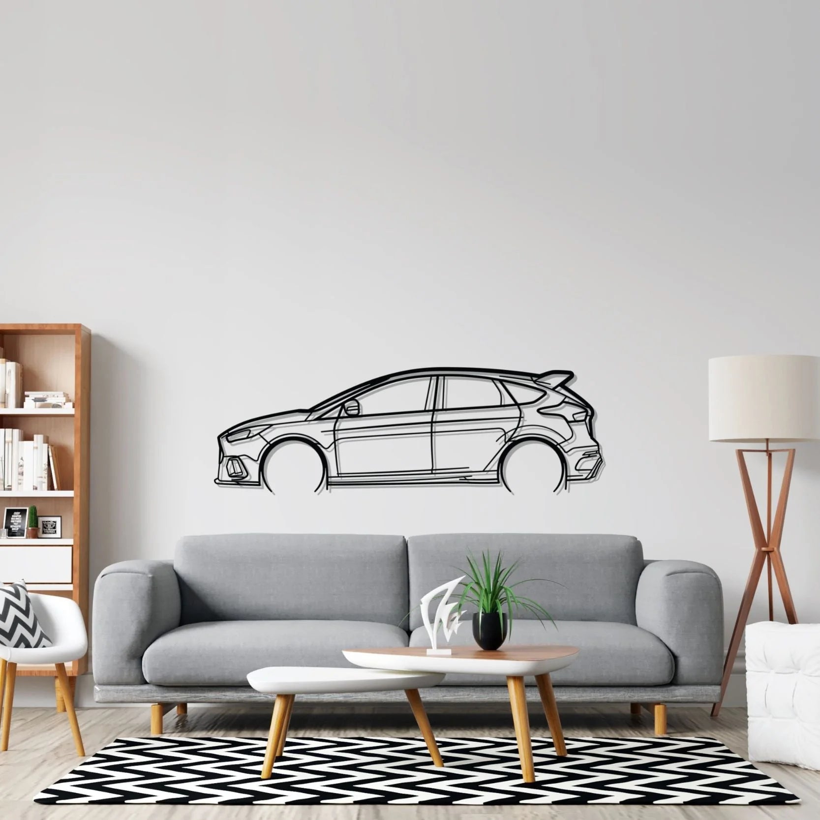 Focus RS Silhouette Wall Art