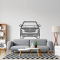 'Slade 2022 Front Silhouette Metal Wall Art