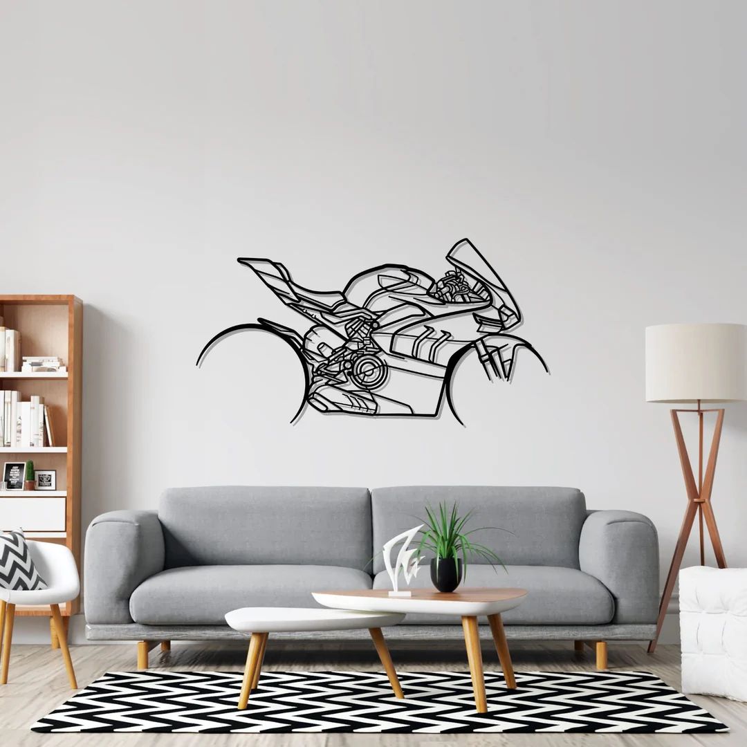 Panigale v4sp Silhouette Wall Art