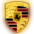 Porsche Logo Aclyric Neon Light