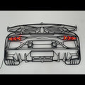 Lamborghini svj Back Neon Light