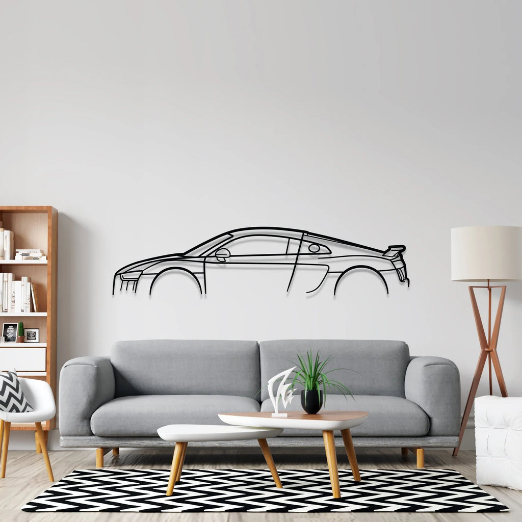 R8 Mk2 Classic Silhouette Wall Art